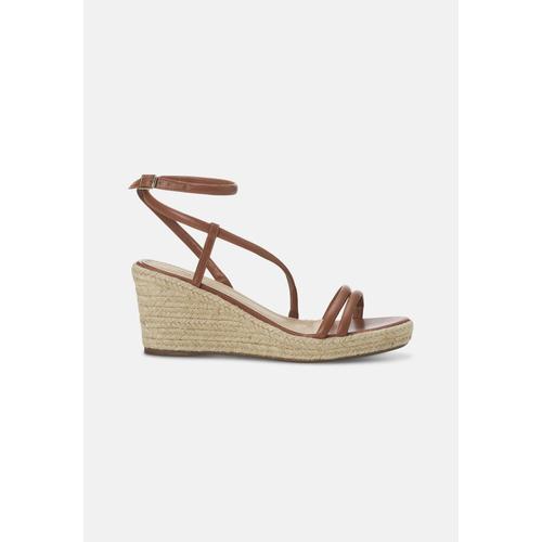 Espadrilles Femme Mangará Romã - Cuir Et Raphia - Marron - Taille 40 on Productcaster.