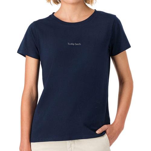 T-Shirt Marine Femme Teddy Smith Ribelle on Productcaster.