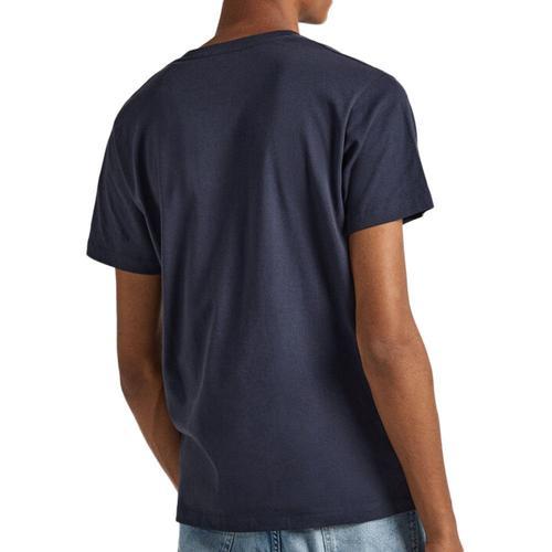 T-Shirt Marine Homme Pepe Jeans Wido on Productcaster.