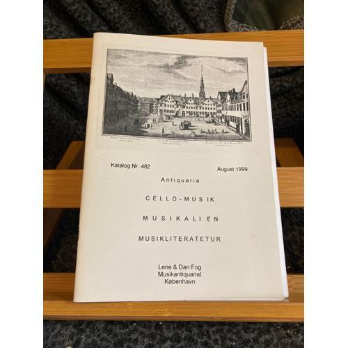 Lene & Dan Fog Musikantiquariat Copenhague Catalogue De Vente 482 A... on Productcaster.