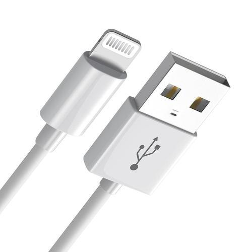 Cable de charge et syncro 1m, 2,4 A,Compatible avec iPhone, USB-A v... on Productcaster.