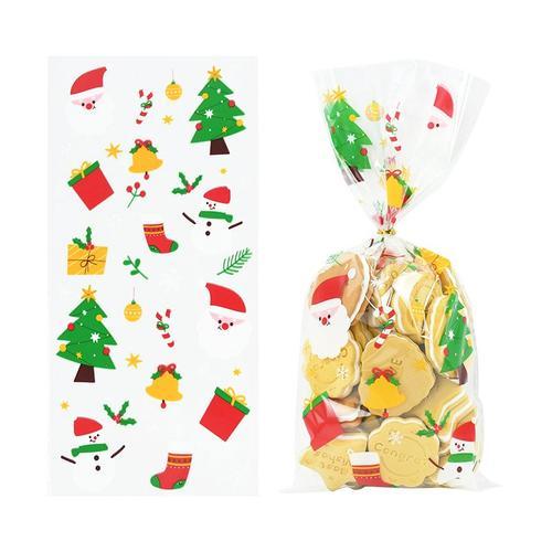 Sacs à bonbons de joyeux noël, 50 pièces, flocons de neige, arbre X... on Productcaster.