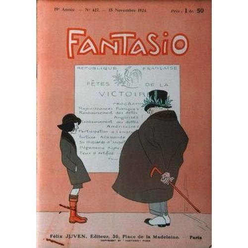 Fantasio N° 427 Du 15/11/1924 on Productcaster.