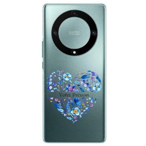 Coque Compatible Honor X9a Et Magic 5 Lite Coeur Bleu Avec Votre Pr... on Productcaster.