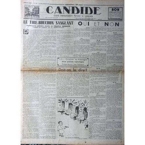 Candide N° 538 Du 05/07/1934 on Productcaster.