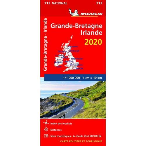 Carte Michelin Grande-Bretagne Irlande 2020 on Productcaster.