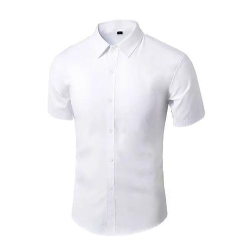 Chemise D'été À Manches Courtes Pour Homme,Coupe Cintrée,Décontract... on Productcaster.