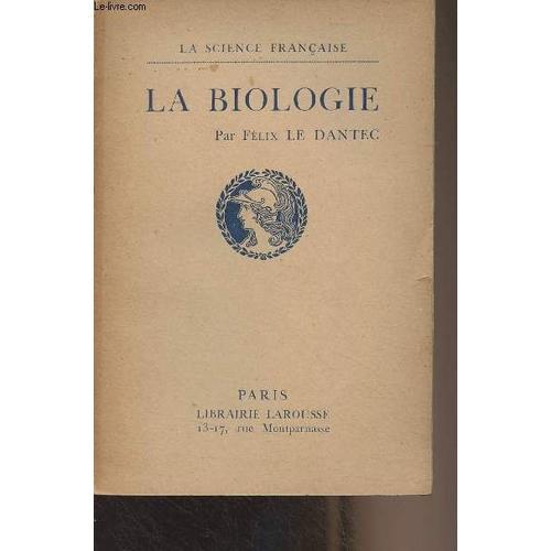 La Biologie - La Science Française on Productcaster.