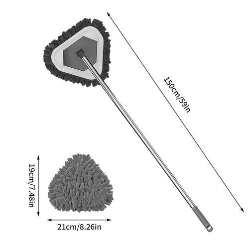 Balai serpillière triangulaire réglable réutilisable, serpillière à... on Productcaster.