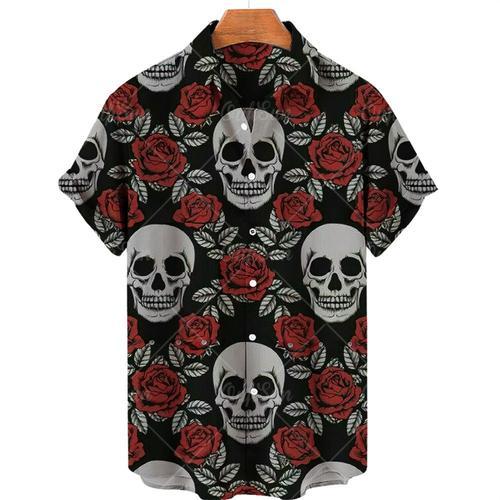 Chemise Hawaïenne À Manches Courtes Pour Homme,Haut Estival Et Déco... on Productcaster.