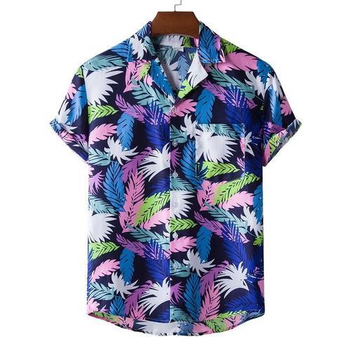 Chemise D'été À Manches Courtes Pour Hommes,Vêtements De Fête,Plage... on Productcaster.