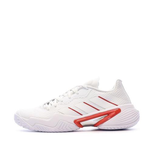 Chaussures De Tennis Blanche Femme Adidas Barricade - 36 2/3 on Productcaster.