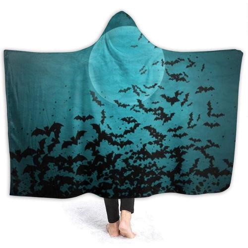 Dinosaur Skeleton Winter Cosy Hooded Blanket Couverture Confortable... on Productcaster.