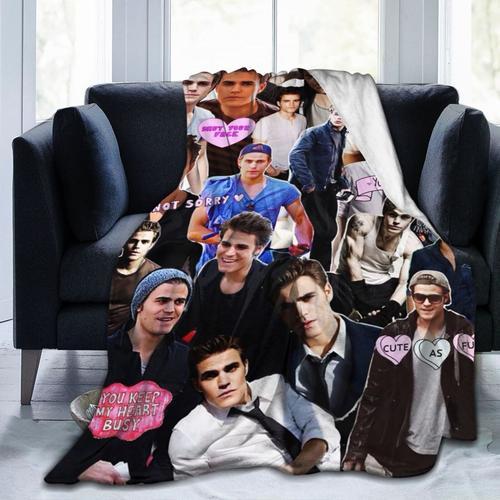 Paul-Wesley Blanket Quilt Couch For Sofa Outdoor Living Room Bedroom on Productcaster.