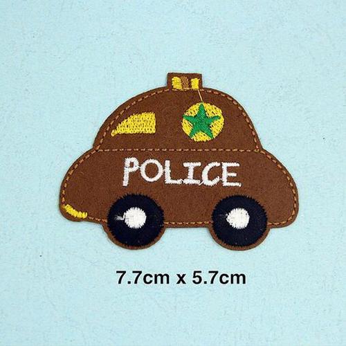 Patch En Tissu Brodé Pour Voiture De Police, Pour Vêtements, Autoco... on Productcaster.