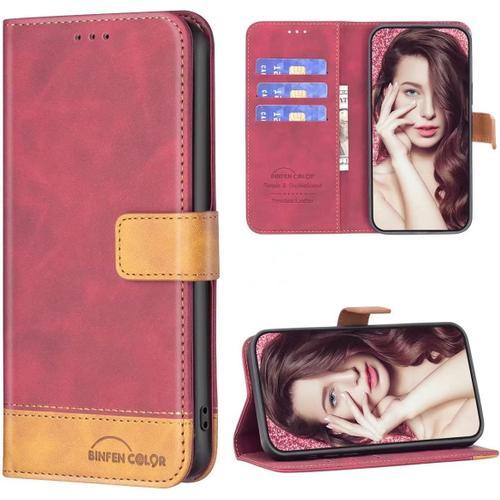 Coque Pour Samsung Galaxy A13 5g, Housse En Cuir Pu Premium Etui À ... on Productcaster.