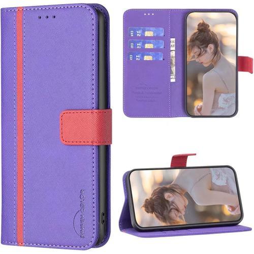 Coque Pour Realme 9 Pro 5g, Housse En Cuir Pu Premium Etui À Rabat ... on Productcaster.