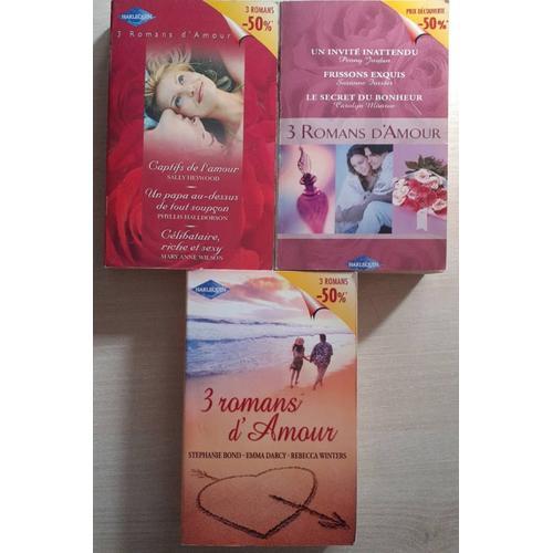 Lot De 3 Livres Harlequin Série 3 Romans D Amours on Productcaster.