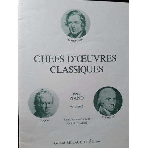 Chefs D'oeuvre Classiques Volume 2, Partition Pour Piano, Ed. Billa... on Productcaster.