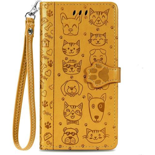 Verg Coque Cuir Pour Huawei Nova 7 Pro - Animal Mignon Portefeuille... on Productcaster.