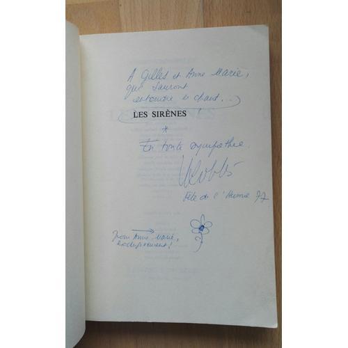 Emmanuel Roblès Les Sirènes Avec Un Envoi Autographe Signé 1977 Seuil on Productcaster.