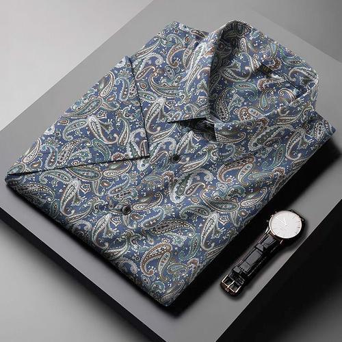 Chemise À Manches Courtes Pour Hommes,Super Large,Été,Mince,Imprimé... on Productcaster.