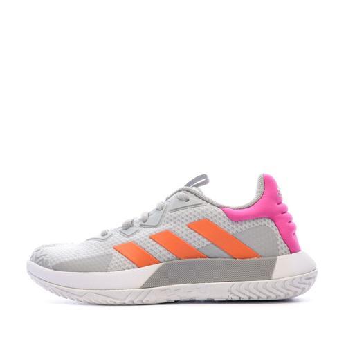 Chaussure De Tennis Grise Femme Adidas Solematch Control W - 44 on Productcaster.