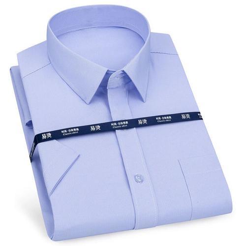 Chemise À Carreaux Rayée À Manches Courtes Pour Hommes,Chemises D'a... on Productcaster.