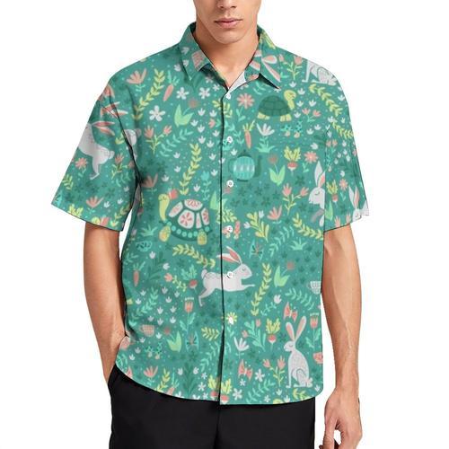 Chemise De Plage En Forme De Lapin Pour Homme,Tenue De Pâques,Avec ... on Productcaster.