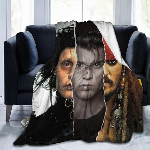 Couverture Johnny Depp Couverture En Flanelle Ultra-Douce Impressio... on Productcaster.