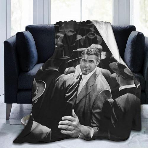 Couverture George Clooney Couverture En Flanelle Ultra-Douce Impres... on Productcaster.