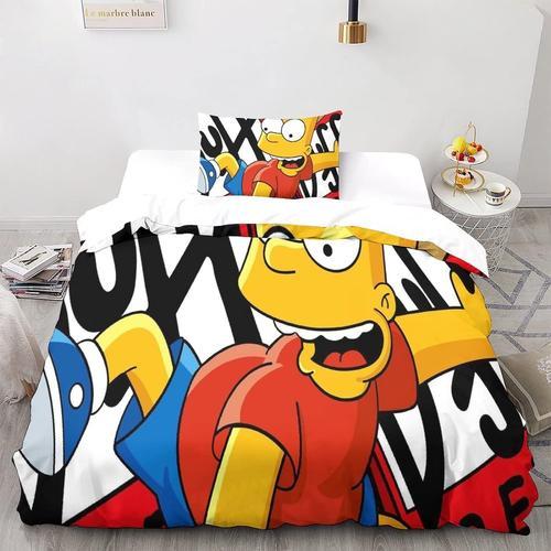 The_Simpsons - Parure De Lit Pi¿¿Ces - Housse De Couette Avec Th¿¿M... on Productcaster.