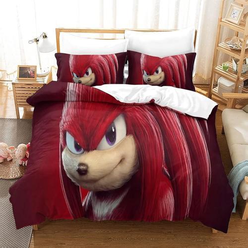 Ensembles De Housse De Couette Sonic Cartoontheme Housse De Couette... on Productcaster.