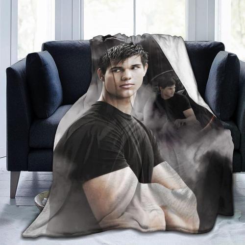 Taylor Lautner ? Couverture Imprimée En Peluche D'agneau, Décoratio... on Productcaster.