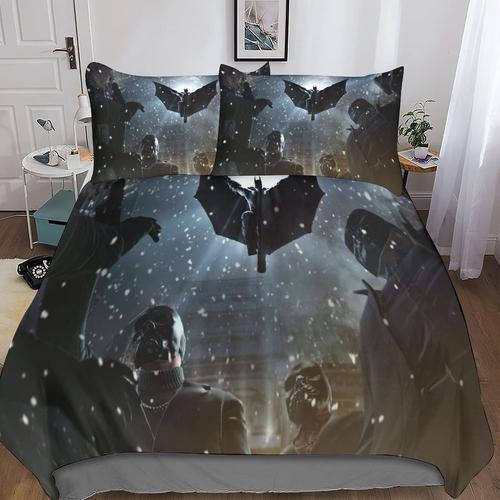 Batman Housse De Couette D Parure De Lit Pour Enfant Gar?On Fille, ... on Productcaster.