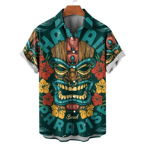 Chemise Hawaïenne D'été Pour Homme,Imprimée En 3d,Streetwear De Pla... on Productcaster.