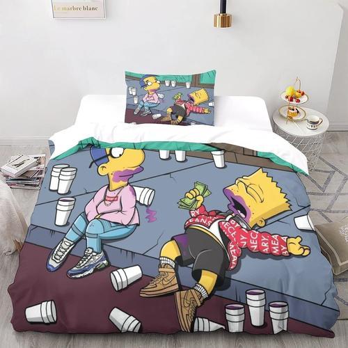 The_Simpsons Ensembles De Housse De Couette Personnages D'animation... on Productcaster.