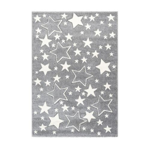 Paris Prix - Tapis De Chambre Enfant Étoiles "Tamworth" Argent 120 ... on Productcaster.