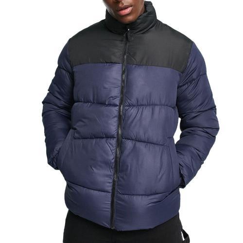 Doudoune Marine Homme Jack & Jones Puffer Collar on Productcaster.