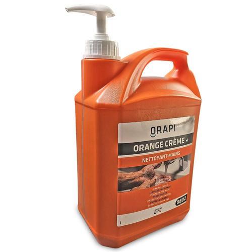 SAVON NETTOYANT MAIN, ORANGE CREME + POUR ATELIER - 5L on Productcaster.