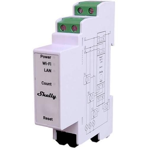 Home Shelly Relais "Pro 3em 400a" Wlan Stromzähler 3x 400a Inkl. 3 Kl on Productcaster.