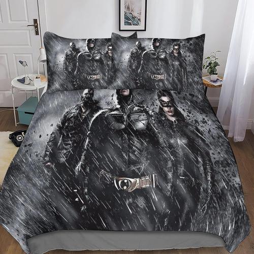 Batman Housse De Couette Pi¿¿Ces Parure De Lit Enfant Motif D Micro... on Productcaster.