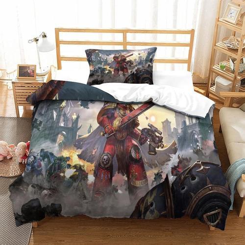 Parure De Lit Warhammer 40k, Housse De Couette, Jeux Gothiques, Cou... on Productcaster.