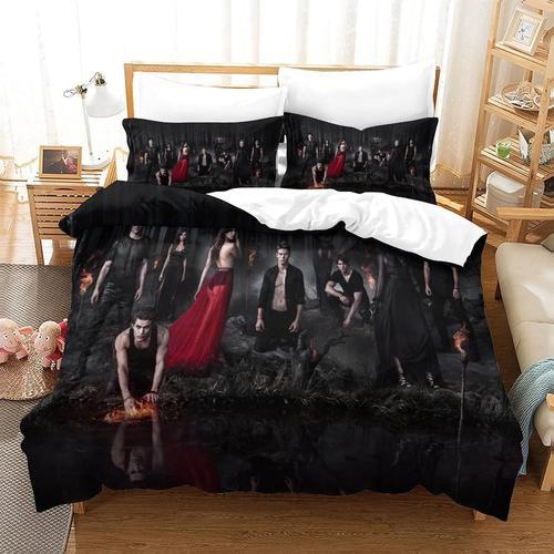 Housse De Couette Du Film The Vampire Diaries, Ensemble De Literie ... on Productcaster.