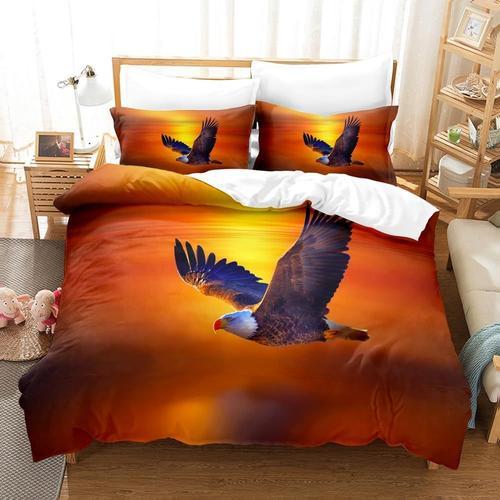 Ensemble De Literie Avec Housse De Couette,Aigle Chauve,Coucher De ... on Productcaster.