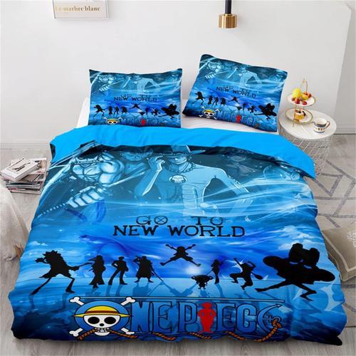 Housse De Couette One Piece Anime Grande Parure De Lit Douce Et L¿¿... on Productcaster.