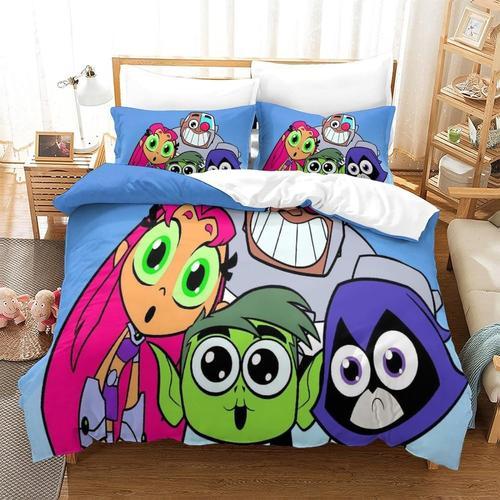 Les Teen Titans Partent?! Ensemble De Housse De Couette Imprim¿¿, E... on Productcaster.