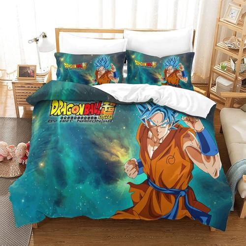 Ensemble De Housse De Couette Goku, Ensemble De Literie Imprim¿¿, D... on Productcaster.