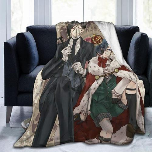 Black Butler Couverture Super Douce Et Confortable En Microfibre Fl... on Productcaster.