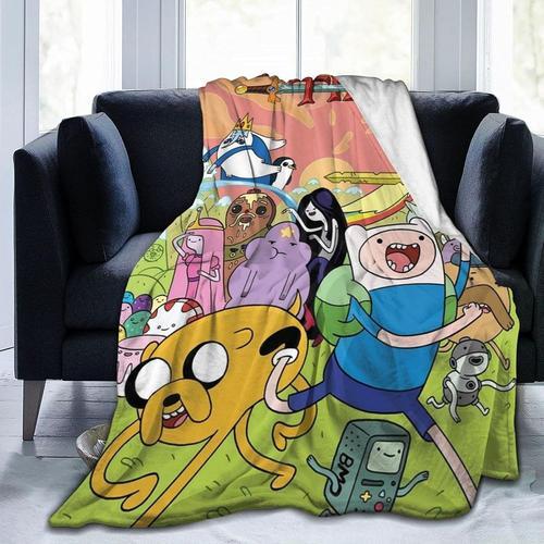 Adventure Time Couverture Super Douce Et Confortable En Flanelle En... on Productcaster.